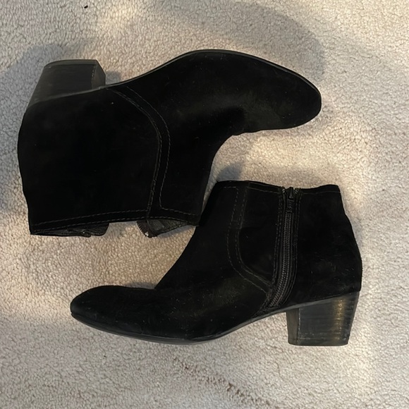 Aldo block heel booties black sz 38 - Picture 1 of 3
